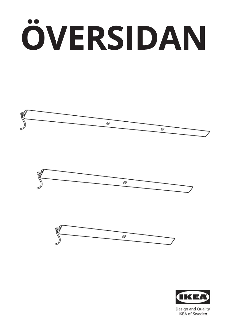 First page image of the manual for ÖVERSIDAN 904.750.27