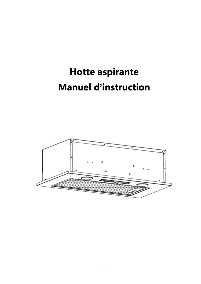 Page 1 of the manual User Manual Rosieres RHG 580/1 IN