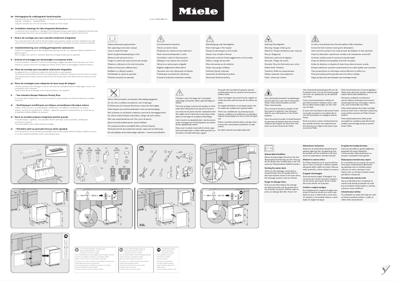 Page 1 of the manual User Manual Miele G 7793 SCVi AD 125 Gala Edition