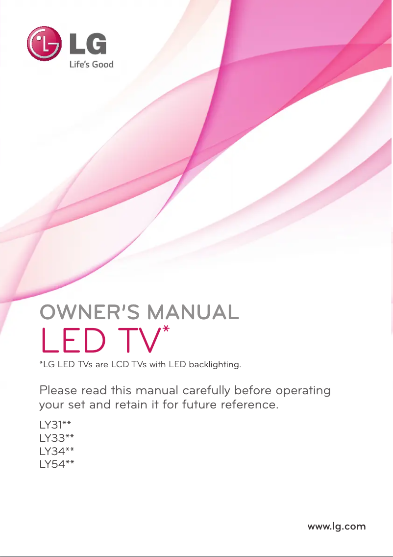 Page 1 of the manual User Manual LG 28LY330C