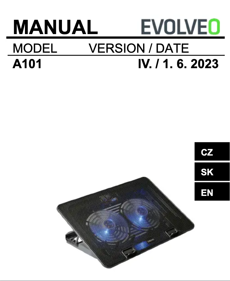 First page image of the manual for A101