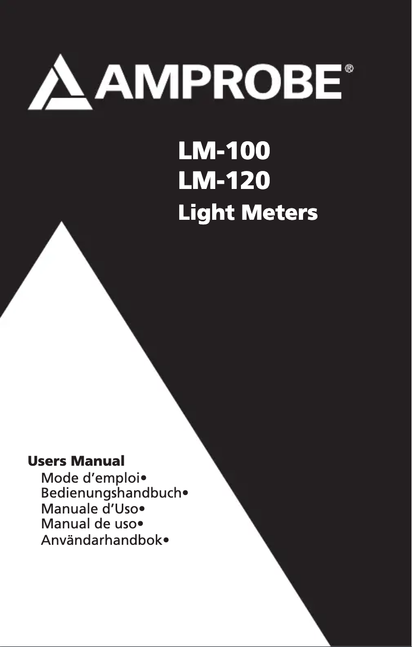 First page image of the manual for LM-120