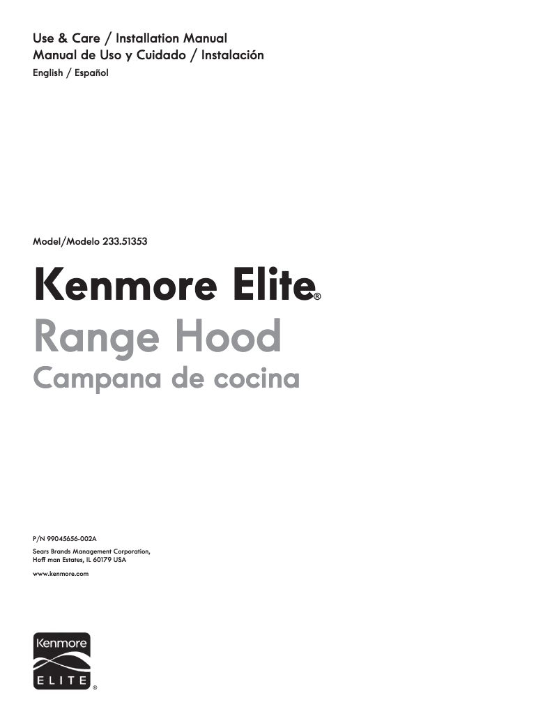 First page image of the manual for 51353