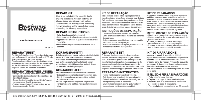 Page 1 of the manual User Manual Bestway Coleman 13801
