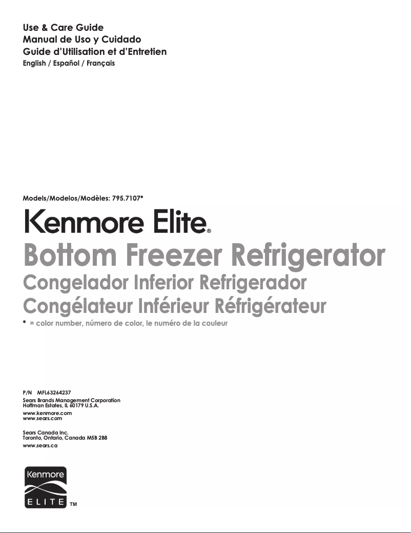 First page image of the manual for 71073