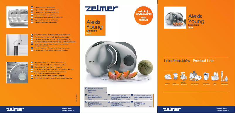 Page 1 of the manual User Manual Zelmer Alexis Young 294.5 SLNP