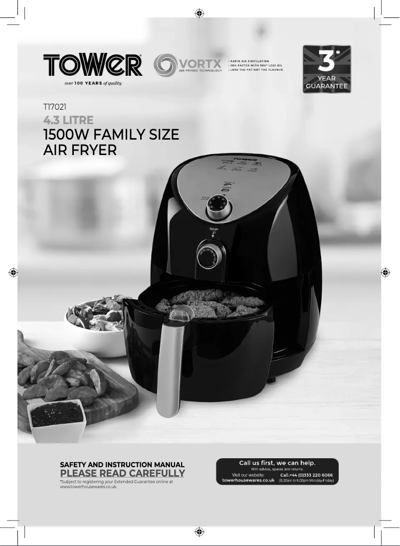 Image de la première page du manuel de l'appareil Vortx T17021