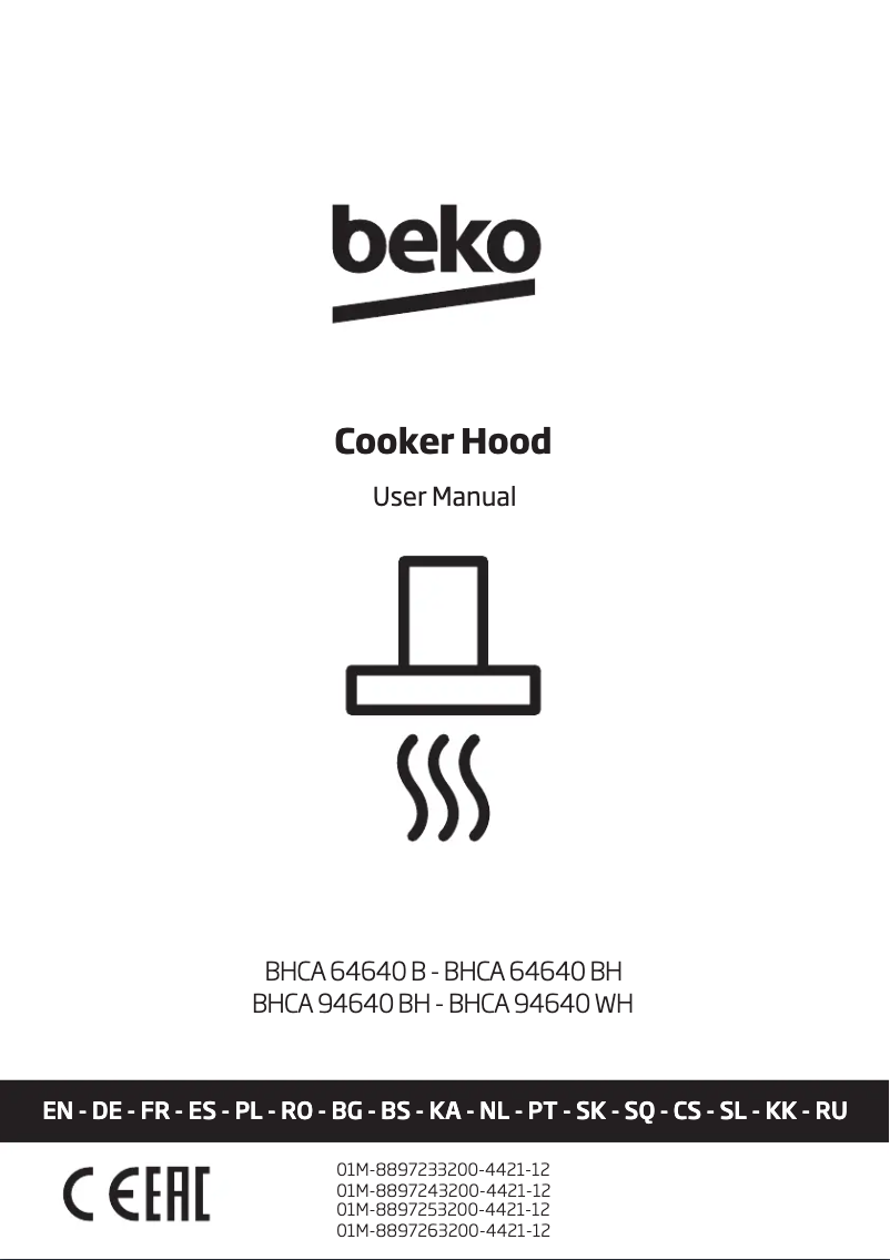 Page 1 of the manual User Manual Beko BHCA64640BH