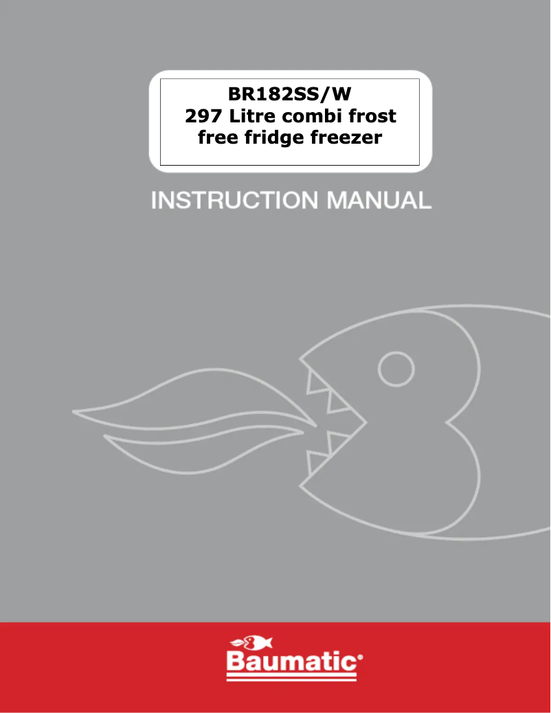 Page 1 of the manual User Manual Baumatic BR182SS