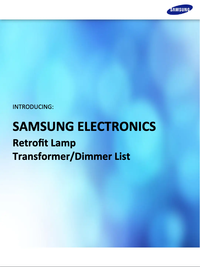 Page 1 of the manual Installation Guide Samsung SI-P8W163BB1EU