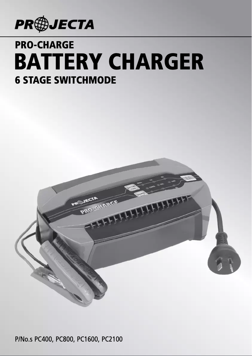 First page image of the manual for PC2100