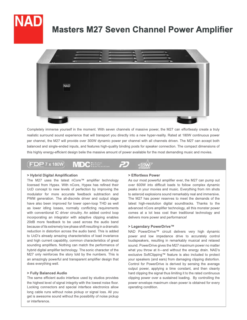 First page image of the manual for M27
