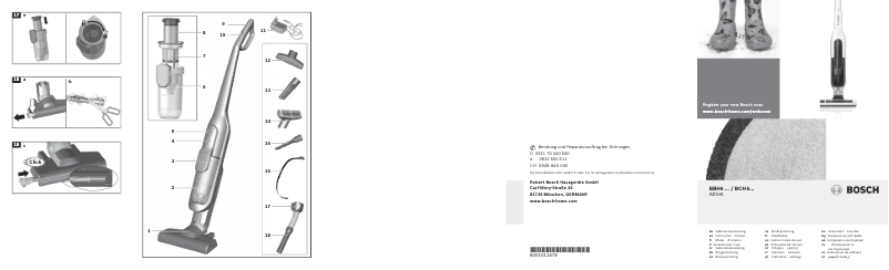 First page image of the manual for BCH6255NAU