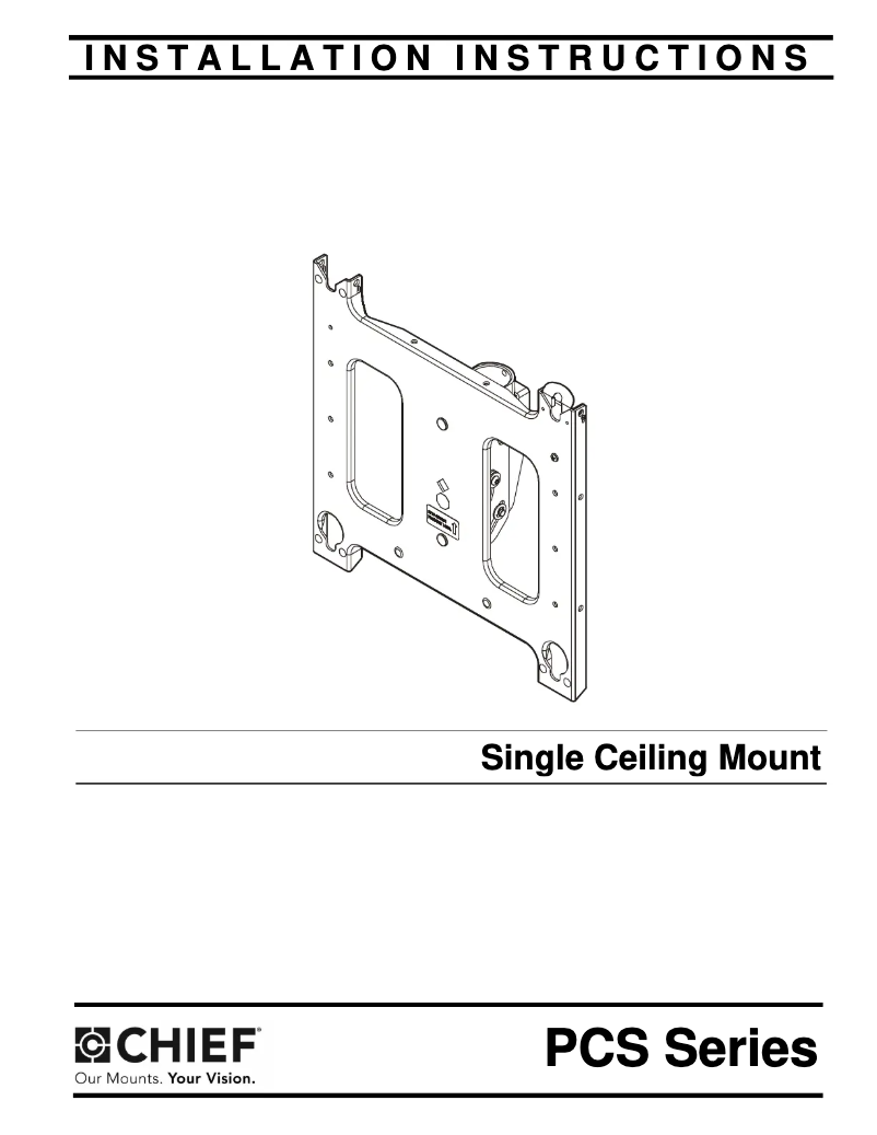 First page image of the manual for PCS2535