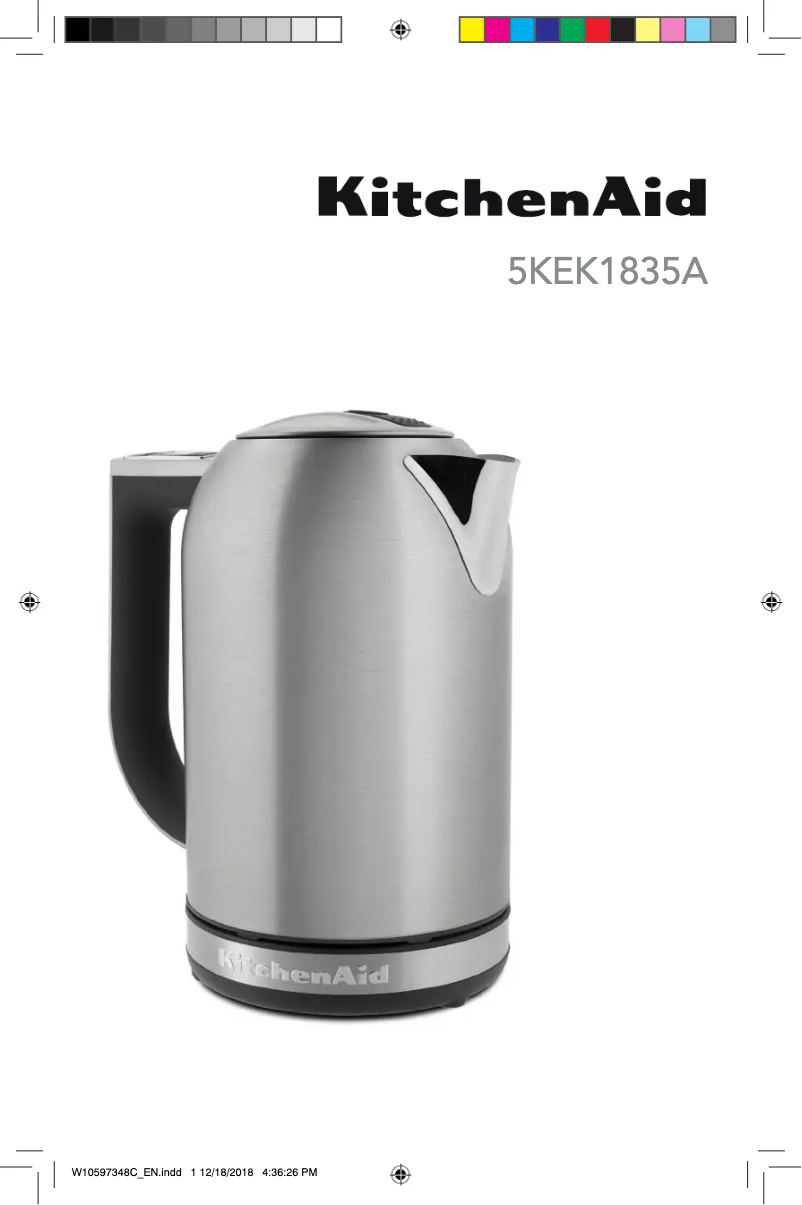 Page 1 of the manual User Manual KitchenAid Artisan KEK1835