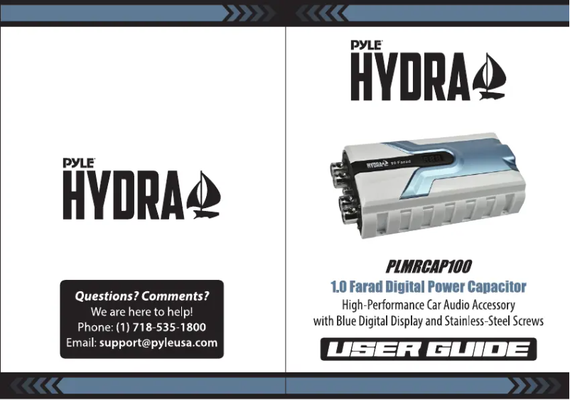 Page 1 of the manual User Manual Pyle PLMRCAP100