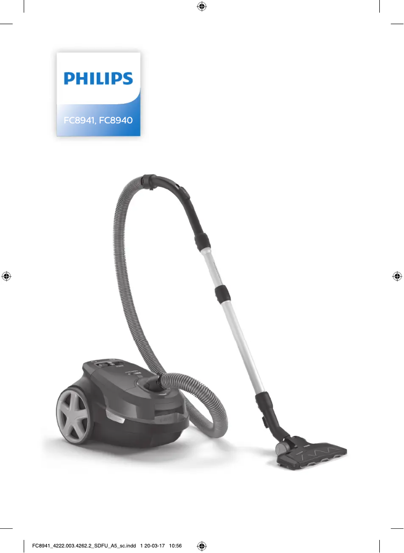 Page 1 of the manual User Manual Philips Performer Ultimate FC8941