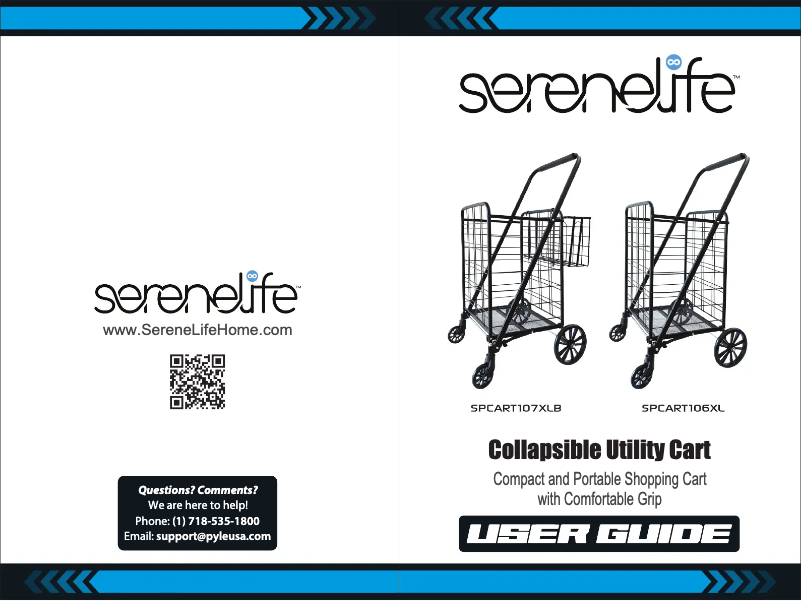 First page image of the manual for SPCART107XLB