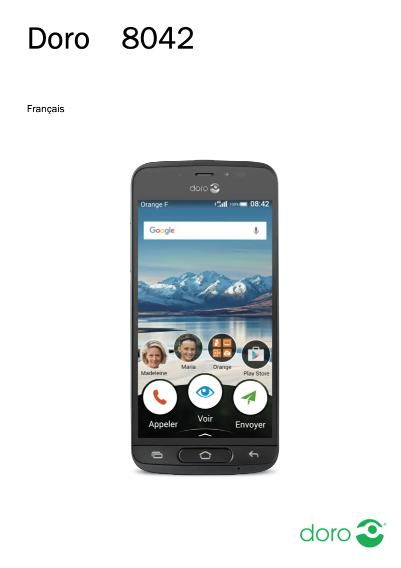 Page 1 of the manual User Manual Doro 8042