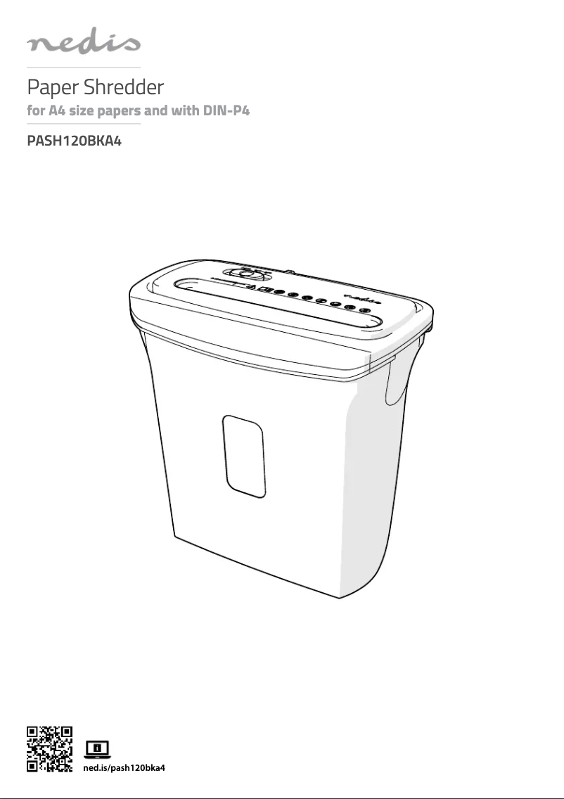 Page 1 of the manual User Manual Nedis PASH120BKA4