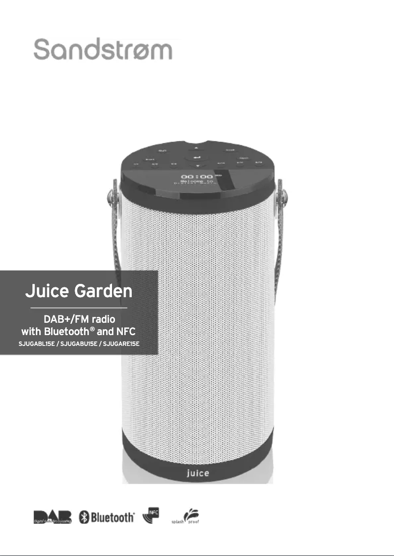 First page image of the manual for SJUGABU15E