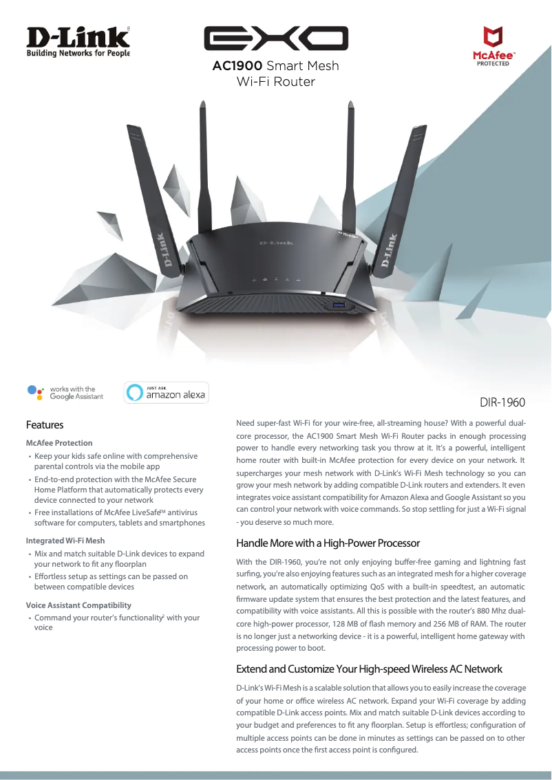 First page image of the manual for DIR-1960