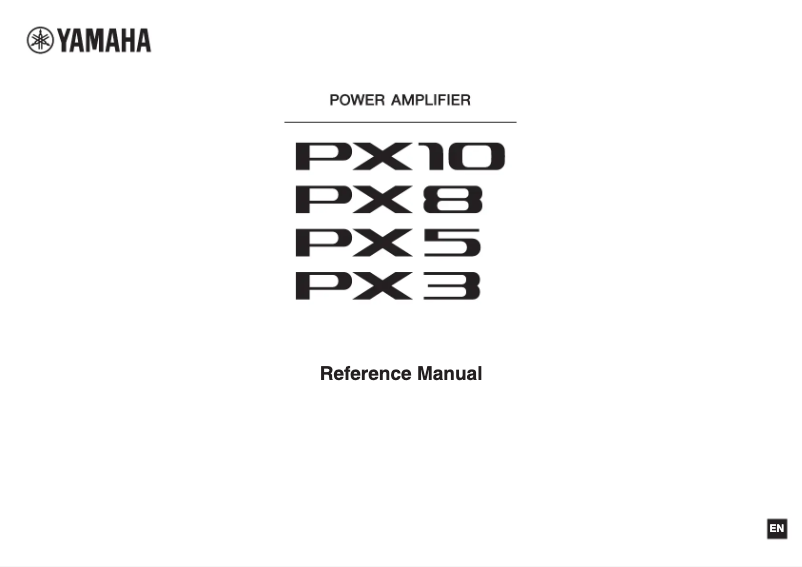 First page image of the manual for PX5