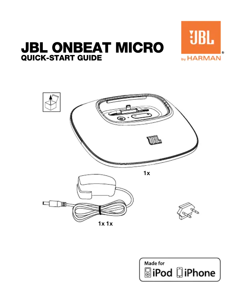 First page image of the manual for OnBeat Micro