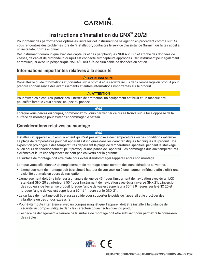 First page image of the manual for GDT 43