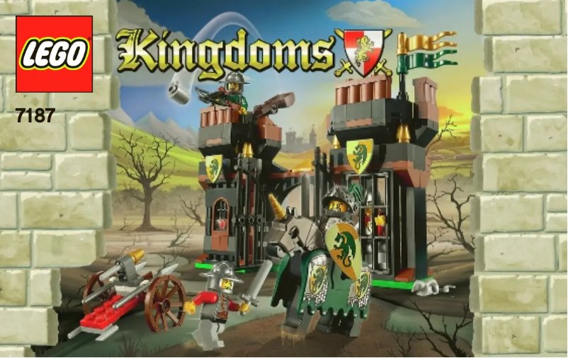 First page image of the manual for Kingdoms 7187
