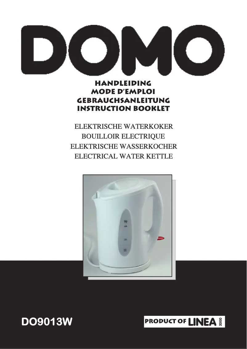 Page 1 of the manual User Manual Domo DO9013W