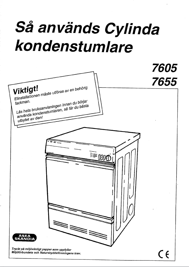 Page 1 of the manual User Manual Cylinda 7605