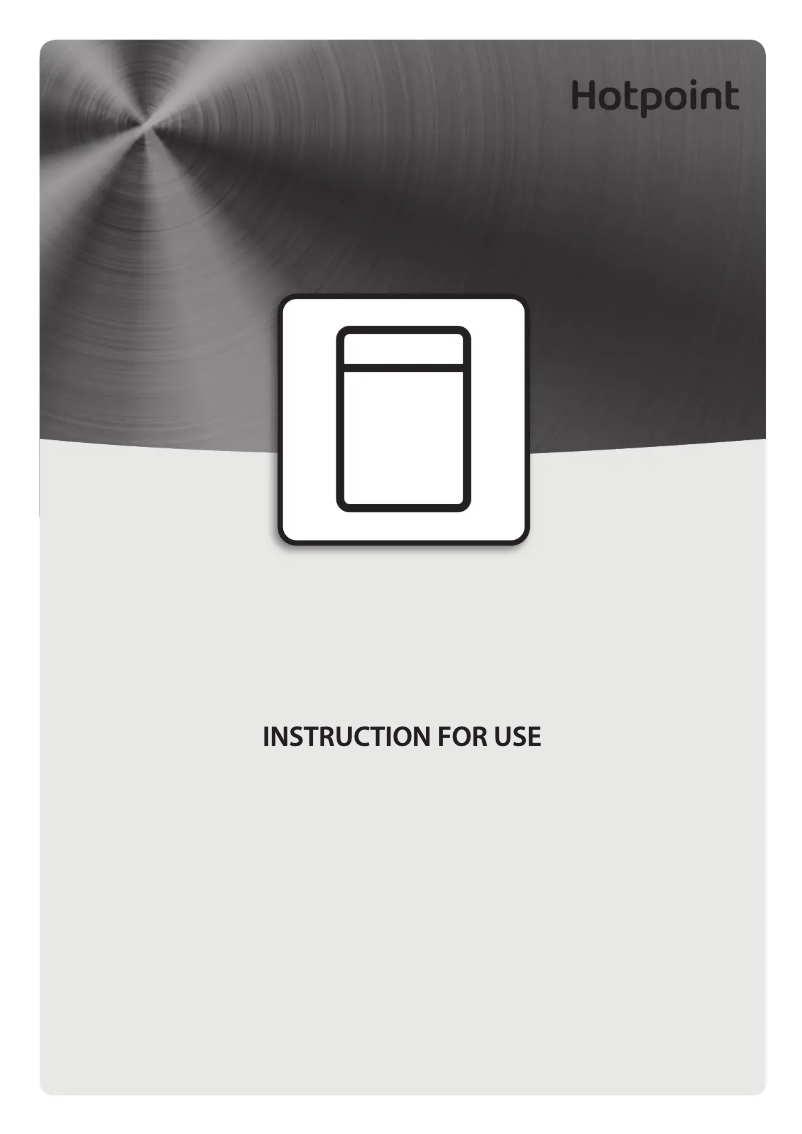 Page 1 of the manual Instruction Manual Hotpoint HFP 5O41 WLG X UK