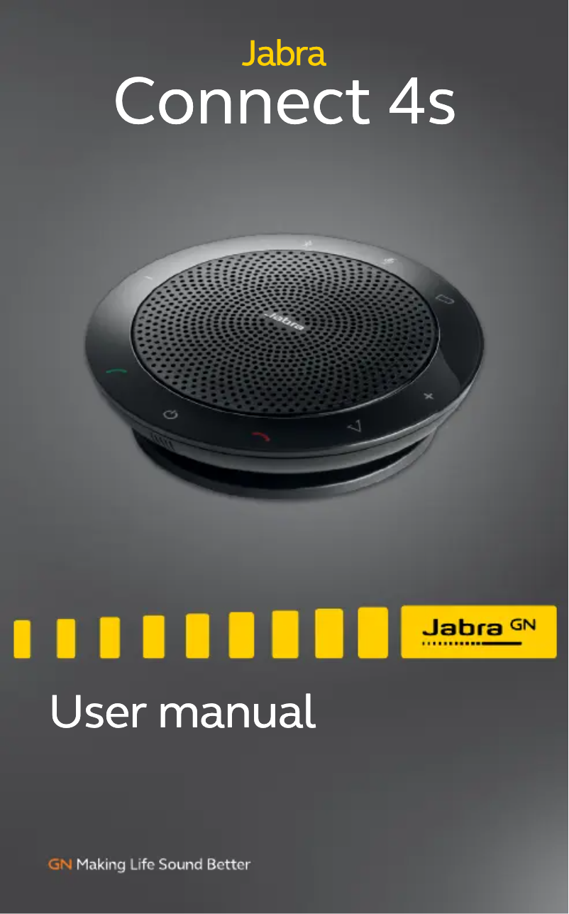 Image de la première page du manuel de l'appareil Connect 4s