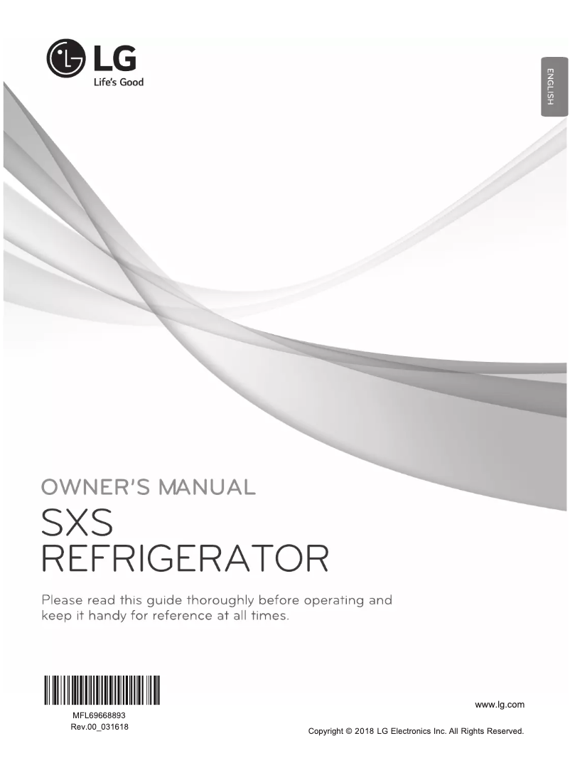 Page 1 of the manual User Manual LG GR-M247UGBW