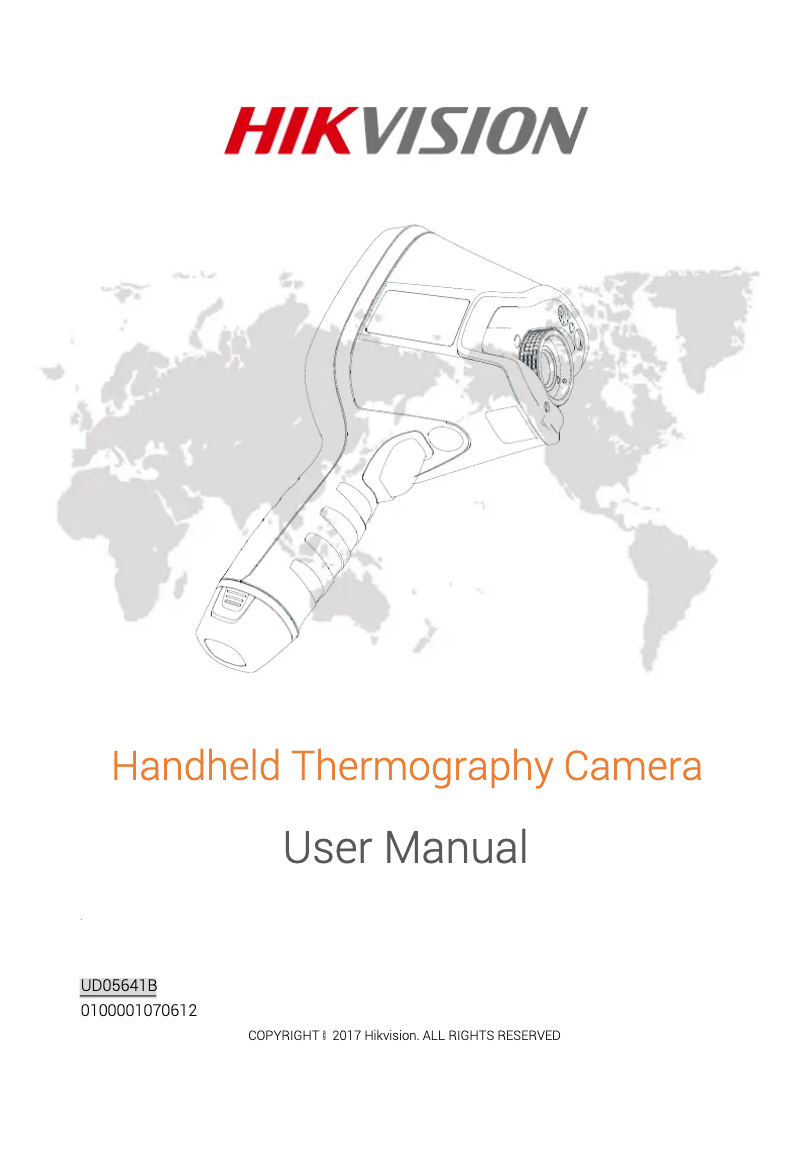 Page 1 of the manual Instruction Manual Hikvision DS-2TP03-15VM/W