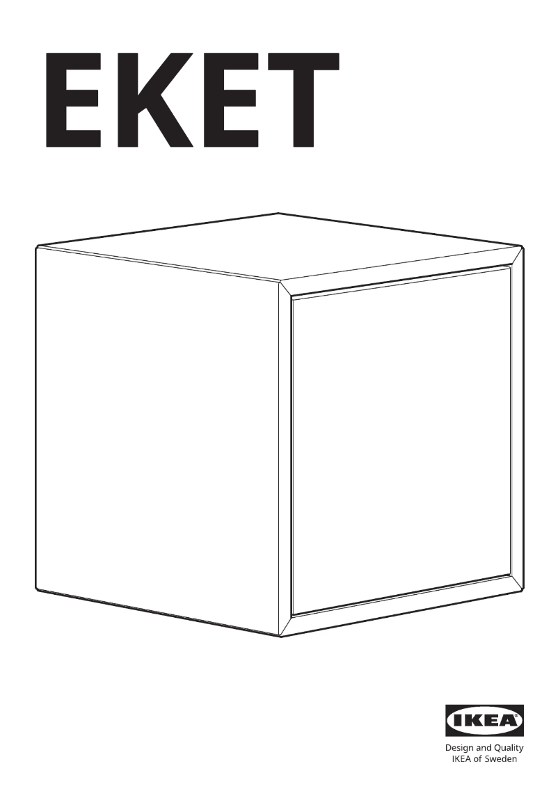 Page 1 of the manual User Manual Ikea EKET 605.745.90