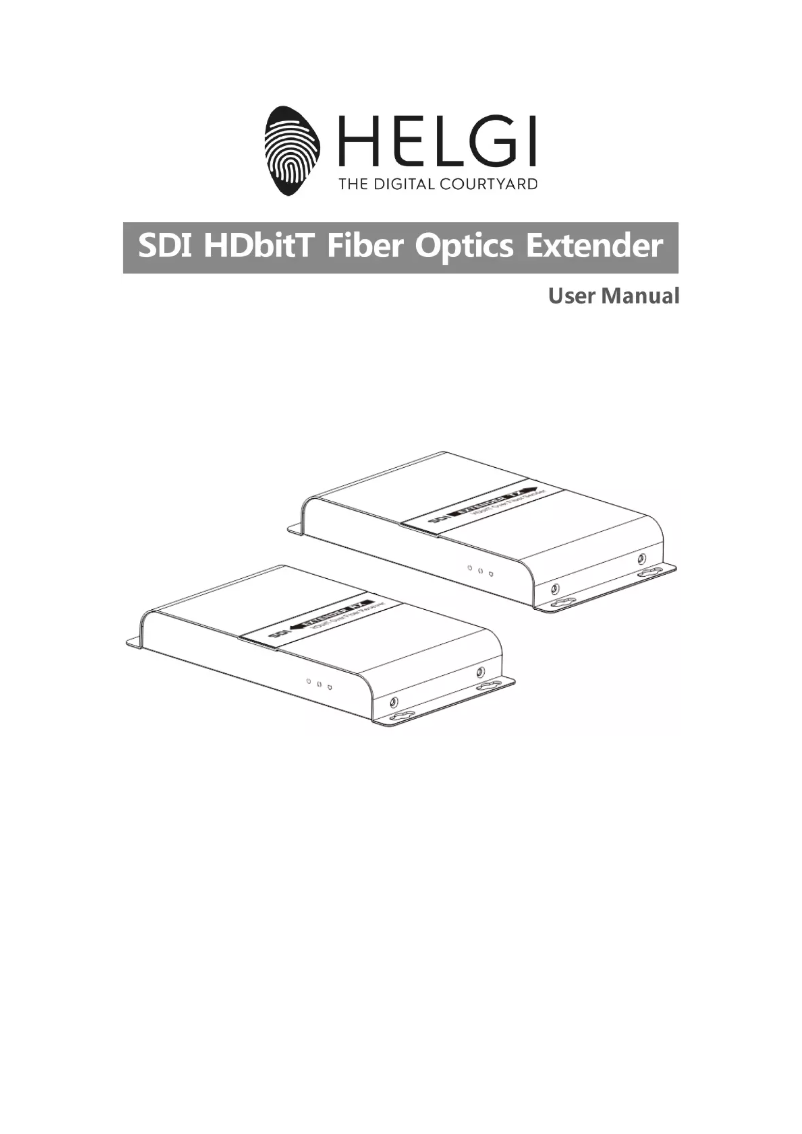 First page image of the manual for HI0378SDI