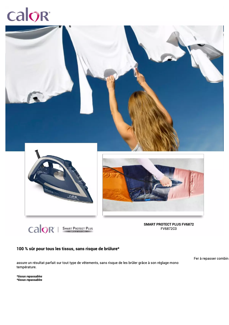 First page image of the manual for Smart Protect Plus FV6872