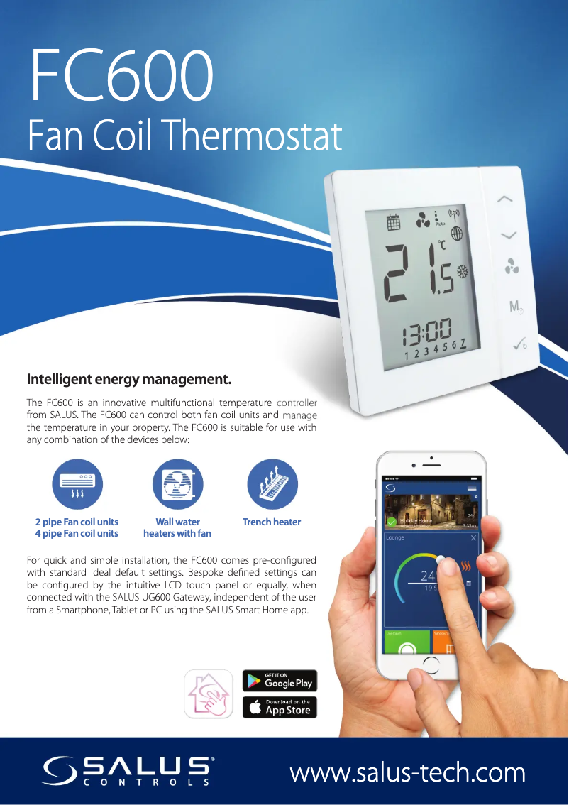 First page image of the manual for FC600