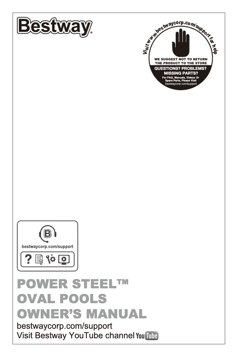 First page image of the manual for Power Steel 56717