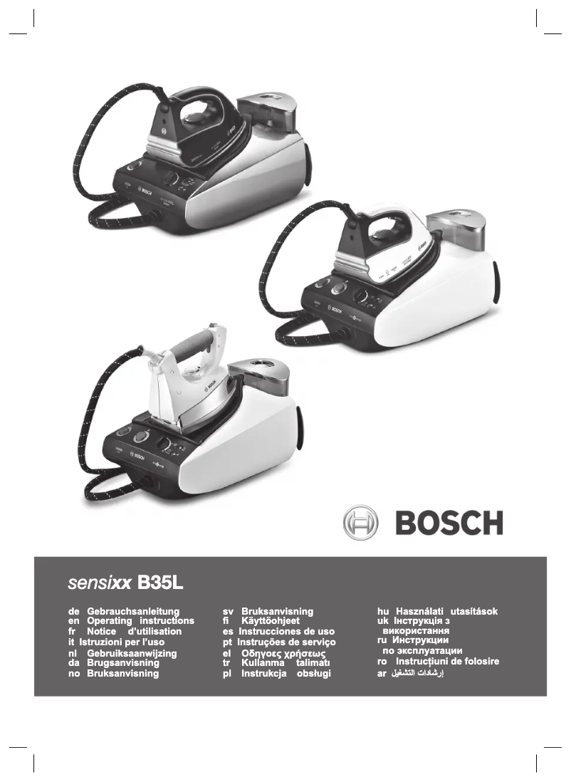 Page 1 of the manual User Manual Bosch TDS3568