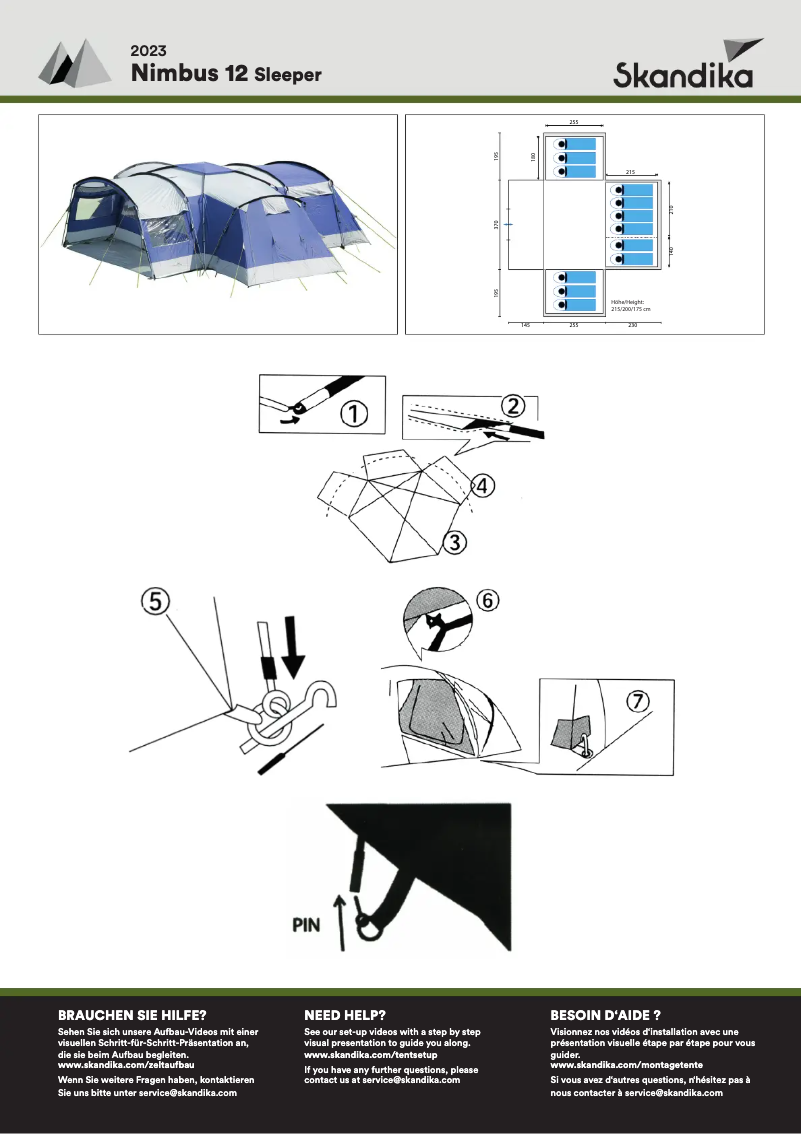 First page image of the manual for Nimbus 12 Sleeper