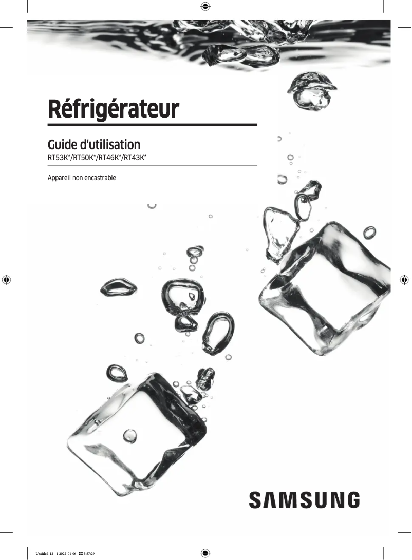 First page image of the manual for RT46K6000S9