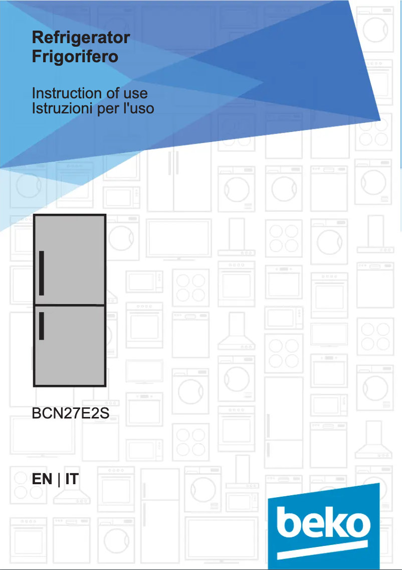 First page image of the manual for BCN27E2S