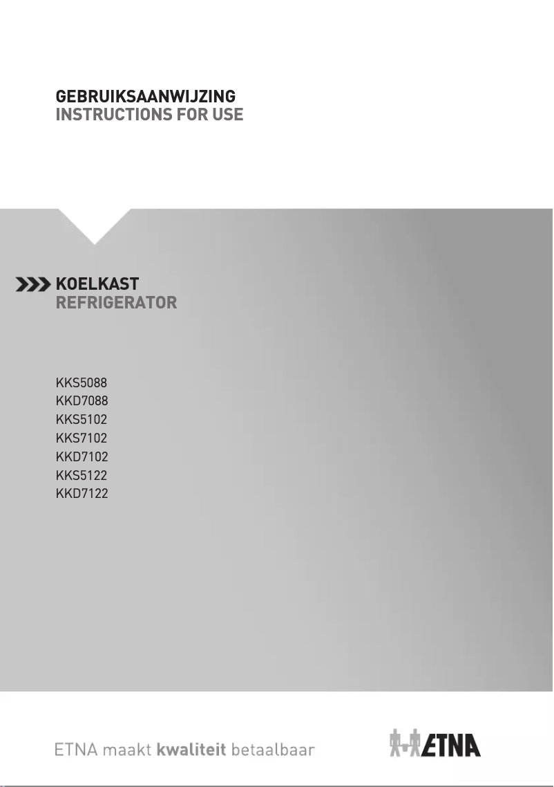 First page image of the manual for KKD7122