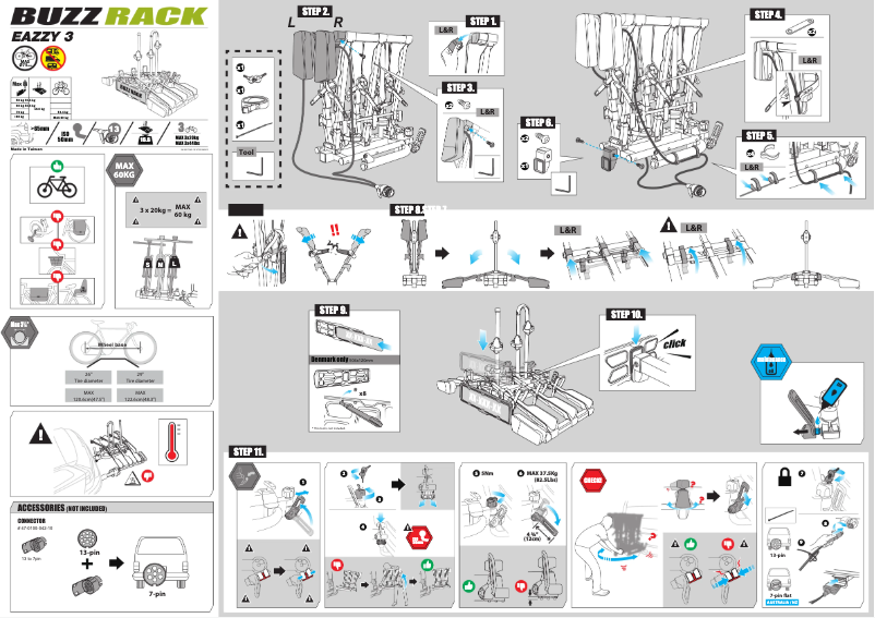 Page 1 of the manual User Manual Buzz Rack Eazzy 3
