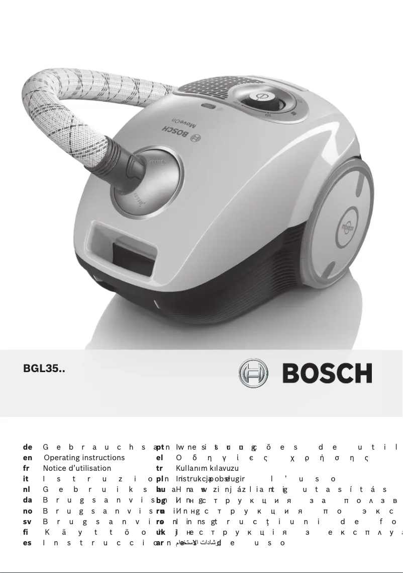 Page 1 of the manual User Manual Bosch BGL3522