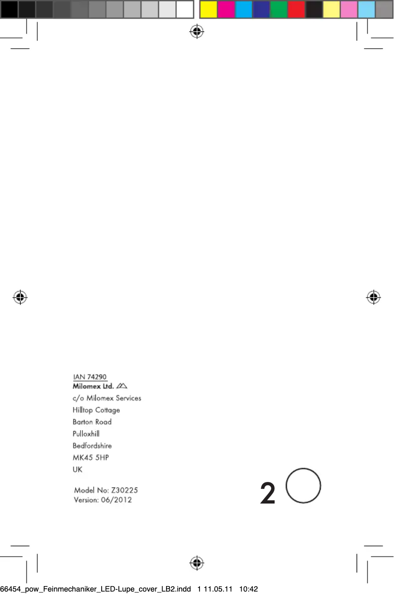 Image de la première page du manuel de l'appareil IAN 066454