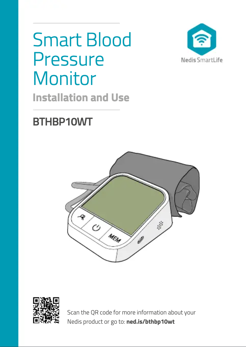 First page image of the manual for BTHBP10WT